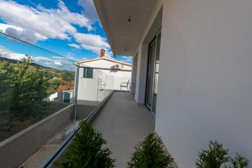 Balkón nebo terasa v ubytování Rooms & Apartments Niko