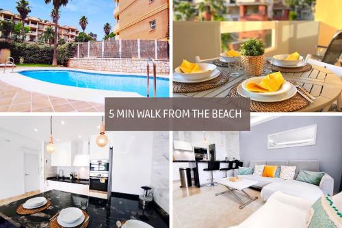 Superbe appart famille, piscine, proche plage & commerces