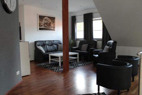 Posezení v ubytování Ferienwohnung Grove