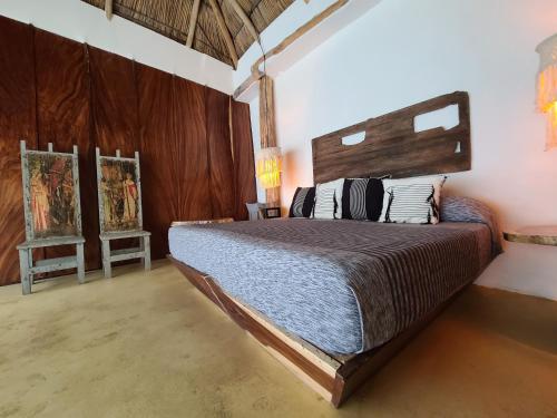 Postel nebo postele na pokoji v ubytování Amaca Beach Retreat - Puerto Vallarta South Shore