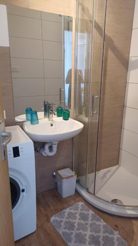 Kúpeľňa v ubytovaní Cvita Apartment