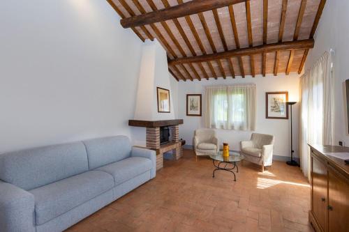 Гостиная зона в Agriturismo Podere l'Aione
