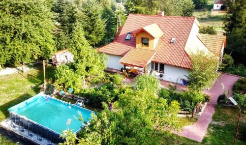 Bazén v ubytovaní Agroturystyka Stara Huta alebo v jeho blízkosti