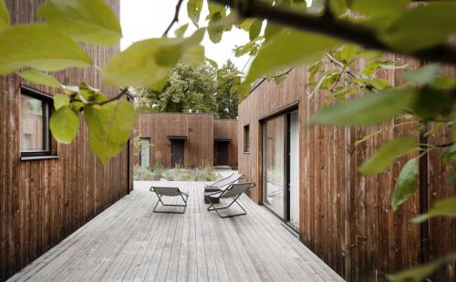 Jardín al aire libre en Wasa Resort Hotel, Apartments & SPA