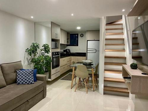 Apartamento impecável ao lado da Praia Grande para até 8 pessoas Menor preço em Apartamento impecável ao lado da Praia Grande para até 8 pessoas