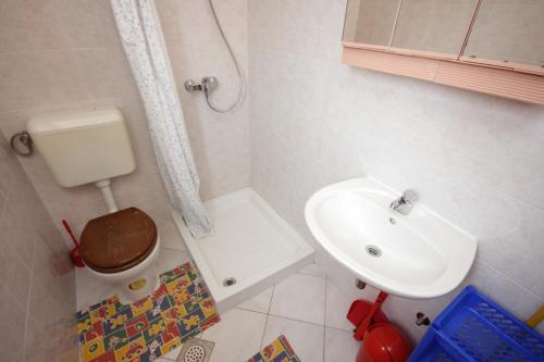Bilik mandi di Apartments with a parking space Basanija, Umag - 7334