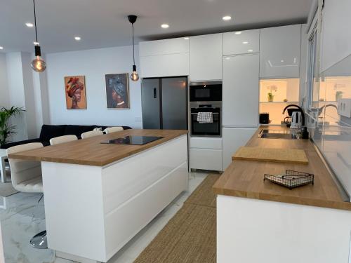 Kuchyňa alebo kuchynka v ubytovaní Apartamento Casa Blanca