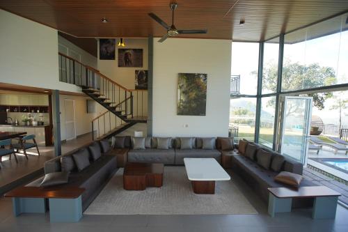 Zona de estar de Cinnamon Serenity Villa