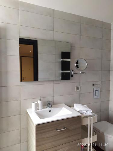 Ένα μπάνιο στο Appartement 2 pièces - Le Berceau