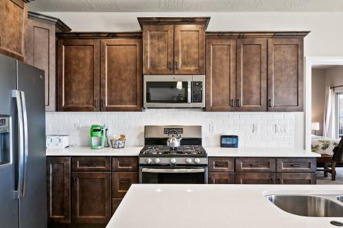 Dapur atau dapur kecil di Zion Village Elements Earth