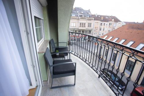 Balkoni atau teres di Apartman ANDREA