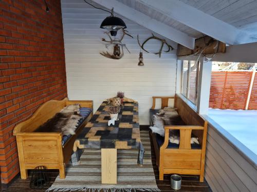Restaurace v ubytování Villa Josie Schwedisch Lappland