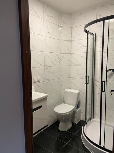 Koupelna v ubytování Apartamenty Bezrzecze