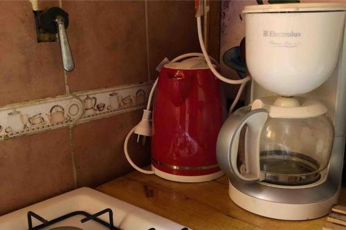 Παροχές για τσάι/καφέ στο Casa Pehuenia, linda cabaña a pasos del Lago