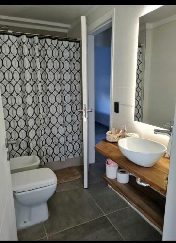 Bilik mandi di Work & Relax en Mendoza Chill