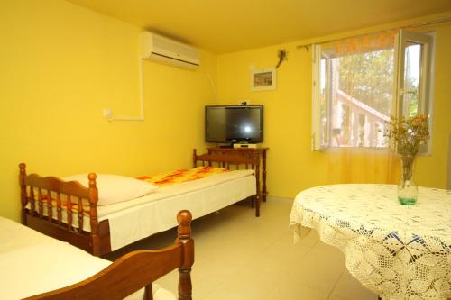 Postel nebo postele na pokoji v ubytování Apartments by the sea Verunic, Dugi otok - 8104