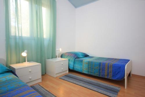Postel nebo postele na pokoji v ubytování Secluded fisherman's cottage Cove Magrovica - Telascica, Dugi otok - 8142