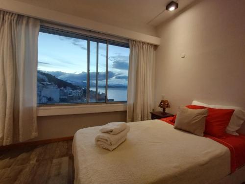 Ένα ή περισσότερα κρεβάτια σε δωμάτιο στο Mountain Center