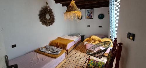 Postel nebo postele na pokoji v ubytování 4 bed boutique riad, 4 floors all to yourself, Atlantic Ocean terrace