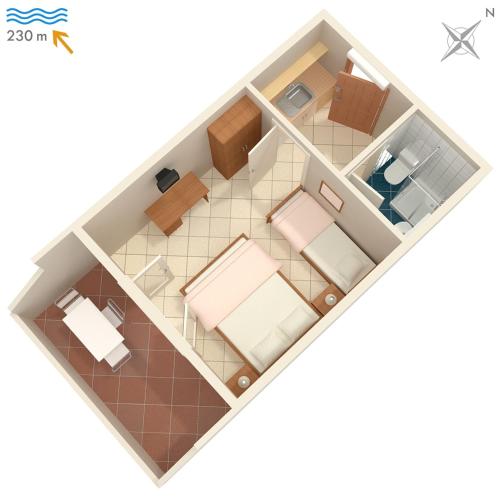 Apartments with swimming pools Zrnovska Banja, Korcula - 8335