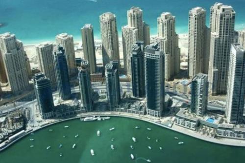 Letecký snímek ubytování Dubai Marina/JBR Emaar-Beauport Tower Residence