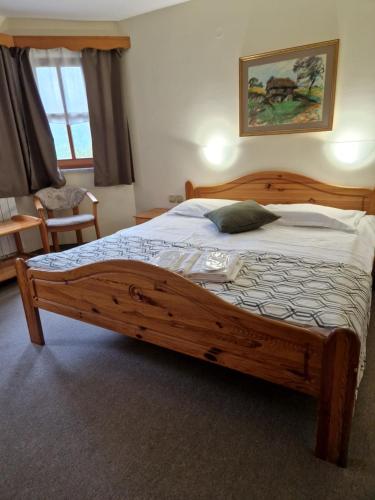 Cama o camas de una habitación en Guesthouse Jelenov greben