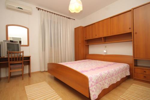 Postel nebo postele na pokoji v ubytování Rooms with a parking space Trsteno, Dubrovnik - 8595
