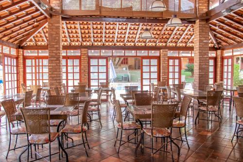Restaurace v ubytování Pousada Beco da Lua