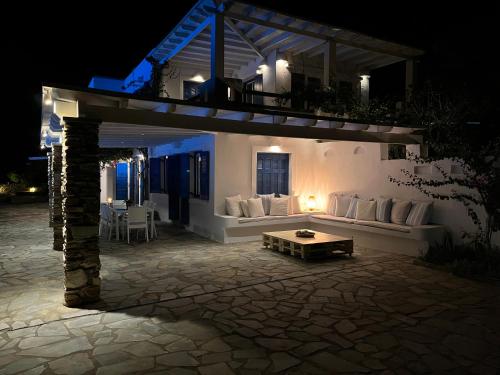 Αίθριο ή υπαίθριος χώρος στο The Aegean Horizon Villa