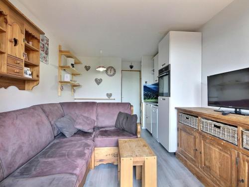 Studio cabine pour 4 au pied des pistes avec balcon