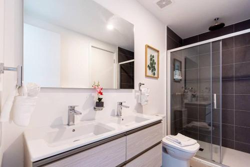  3 bdrm 2 bath Villa with Private Pool- Azure Beach Residences -  Room  picture :   Tea/Coffee maker    Shower    TV                           