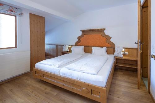 Katil atau katil-katil dalam bilik di Hotel Gasthof Obermair