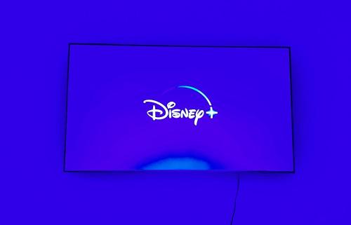 a purple box with a disney logo on it at VIP Apartments in Krosno Odrzańskie
