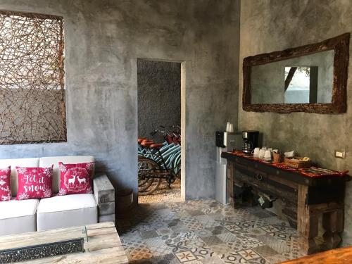 Posezení v ubytování Little Gem Hotel Tulum La Veleta