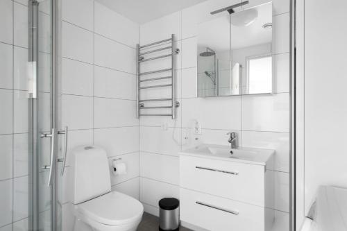 Phòng tắm tại Åreskutan Huså lägenhet 5