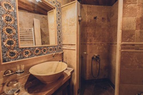 Ванная комната в La maison de Şişik