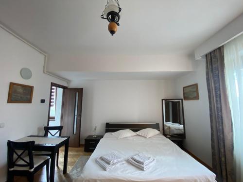 Letto o letti in una camera di Dinamic Studio Old Town