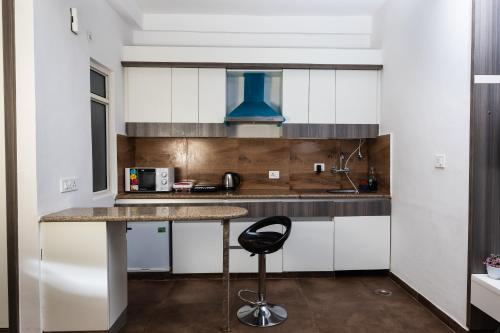 Kuchyň nebo kuchyňský kout v ubytování Richa's Home