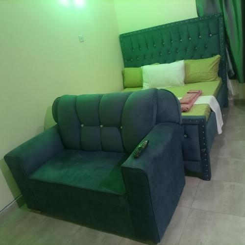Χώρος καθιστικού στο La Grande cosy studio apartment