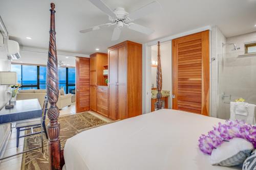 Katil atau katil-katil dalam bilik di Kuhio Shores 410