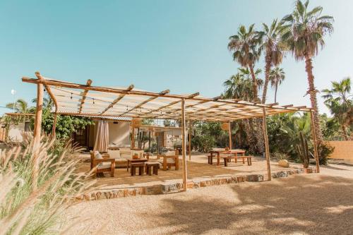 Restaurace v ubytování Cien Palmas- Authentic Mexican Casita 2 -Downtown