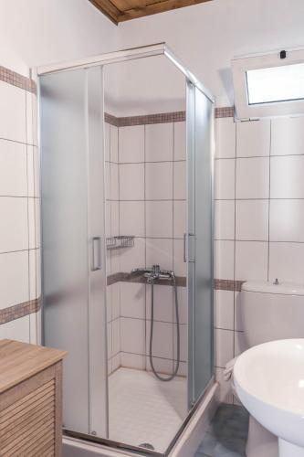 Ένα μπάνιο στο Apagio Apartments