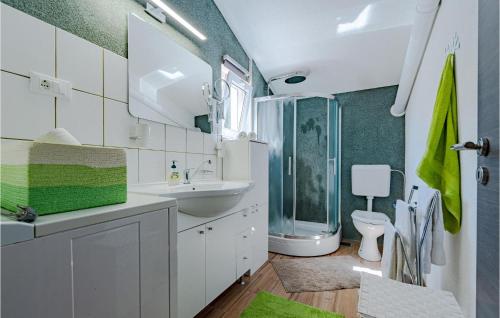 Koupelna v ubytování Stunning Apartment In Vela Luka With Wifi