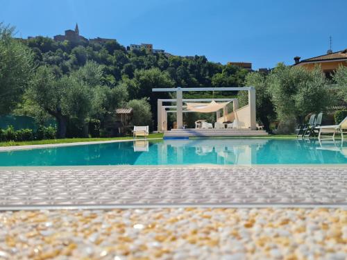 a swimming pool in a villa at Rocky House in Ripa Teatina