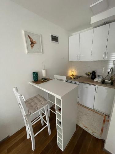 Kuchyň nebo kuchyňský kout v ubytování Apartman 5 Vrnjačka Banja