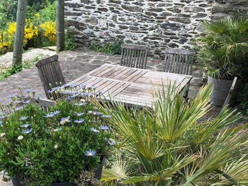 Сад в Maison rurale au cœur des Cévennes Ardéchoises