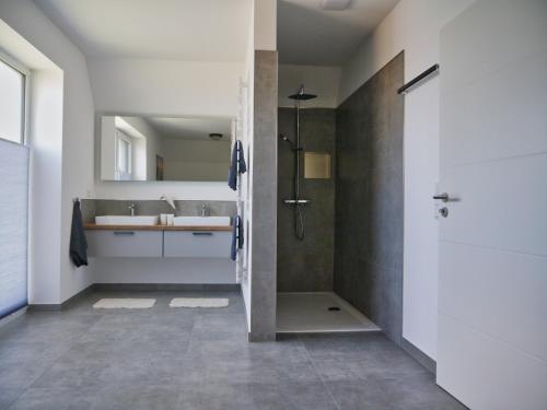 Koupelna v ubytování Ferienbude an den Wehlen