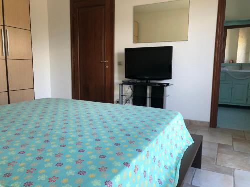 Televisyen dan/atau pusat hiburan di Gold House Luxury Anzio