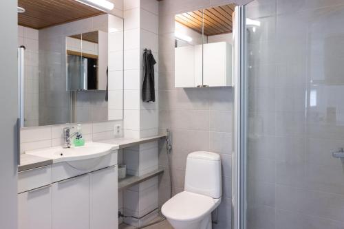 Koupelna v ubytování Modern city apartment