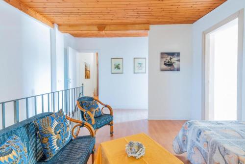 Гостиная зона в Villa con piscina al mare